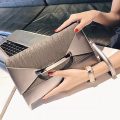 New Design PU Leather Women Ladies Evening Shoulder Clutch Bag