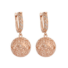 Fashion Popular Hollow Large Spherical Earrings