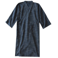 Summer Jacquard Gauze Cotton Kimono Thin Home Bathrobe Simple