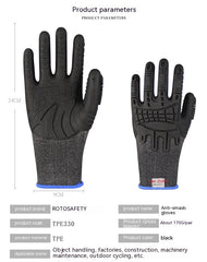 TPE Impregnated Rubber Soft And Breathable Gloves