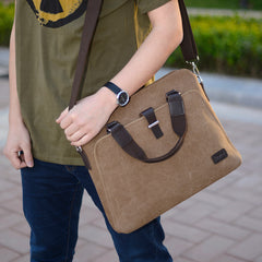 Tote Bag Men's Simple Briefcase Fashion Canvas