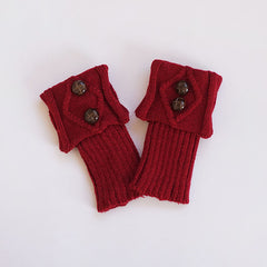 Fashion Button Warm Foot Sock