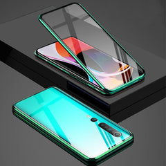 Double-sided Glass Magnetic Metal Phone Case