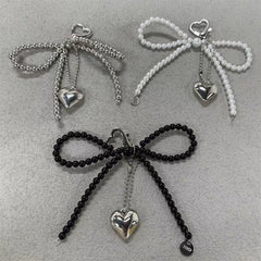 Sweet Pearl Bow Key Chain Accessories