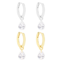 Special Interest Light Luxury All Match Water Drop Earrings Sterling Silver Earrings For Women