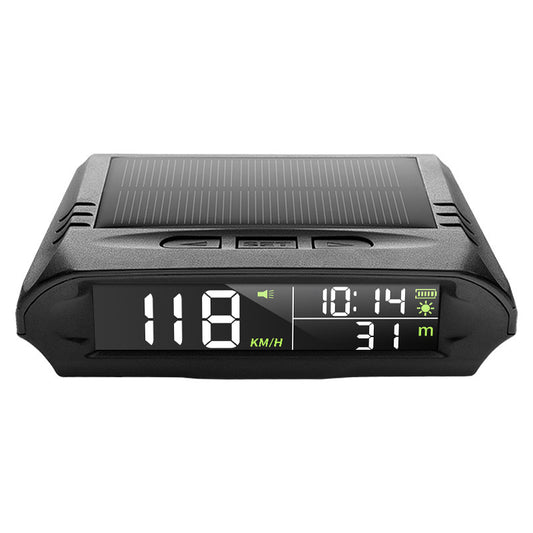 Car Head-up Display GPS Solar Alarm