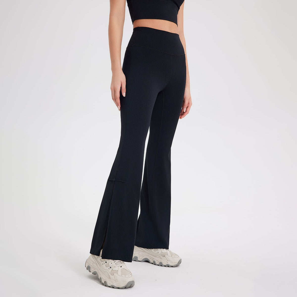 Peach High Waist Hip Lift Bell-bottom Pants Sports