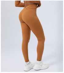 Cross Stitching Yoga Leggings Sports Workout Clothes Trousers