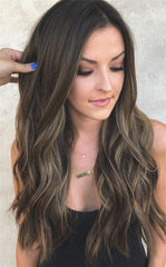 Ladies big wavy long curly hair