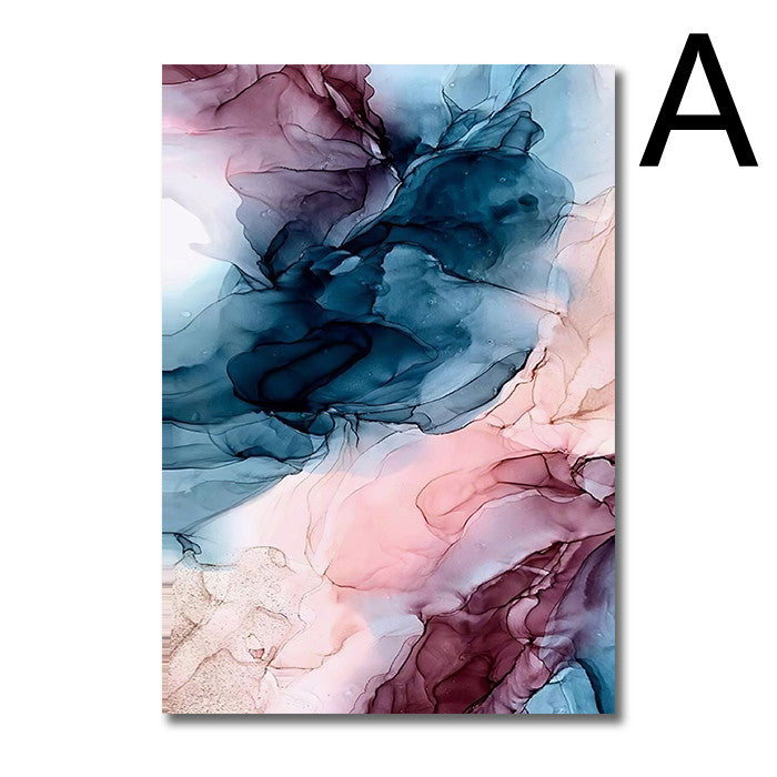 Color Cloud Canvas Poster Modern Abstract Wall Art Painting