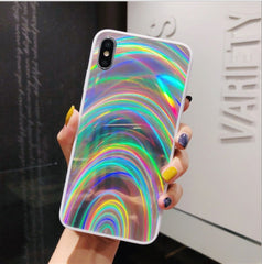 Rainbow jelly phone case