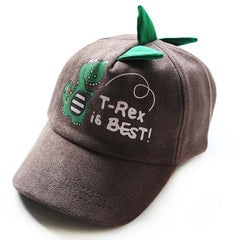 'T-REX IS BEST\' DINOSAUR KIDS HATS