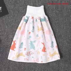 High waist waterproof diaper skirt