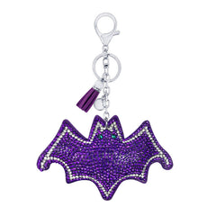 Velvet Diamond Bat Keychain Pendant