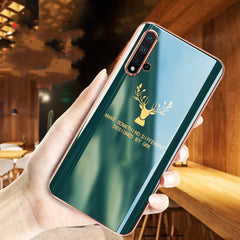 Electroplating soft glue elk mobile phone case