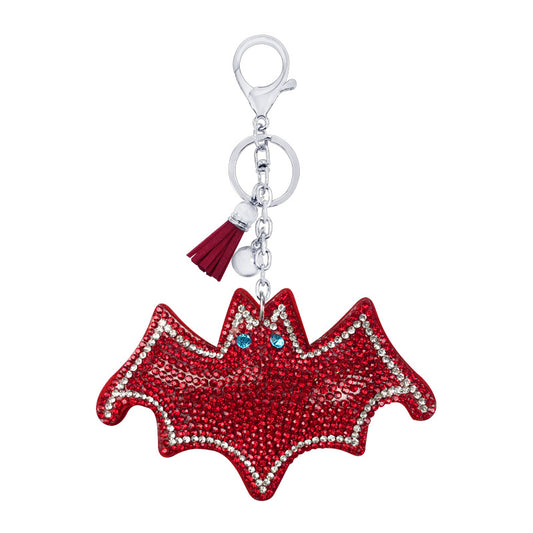 Velvet Diamond Bat Keychain Pendant