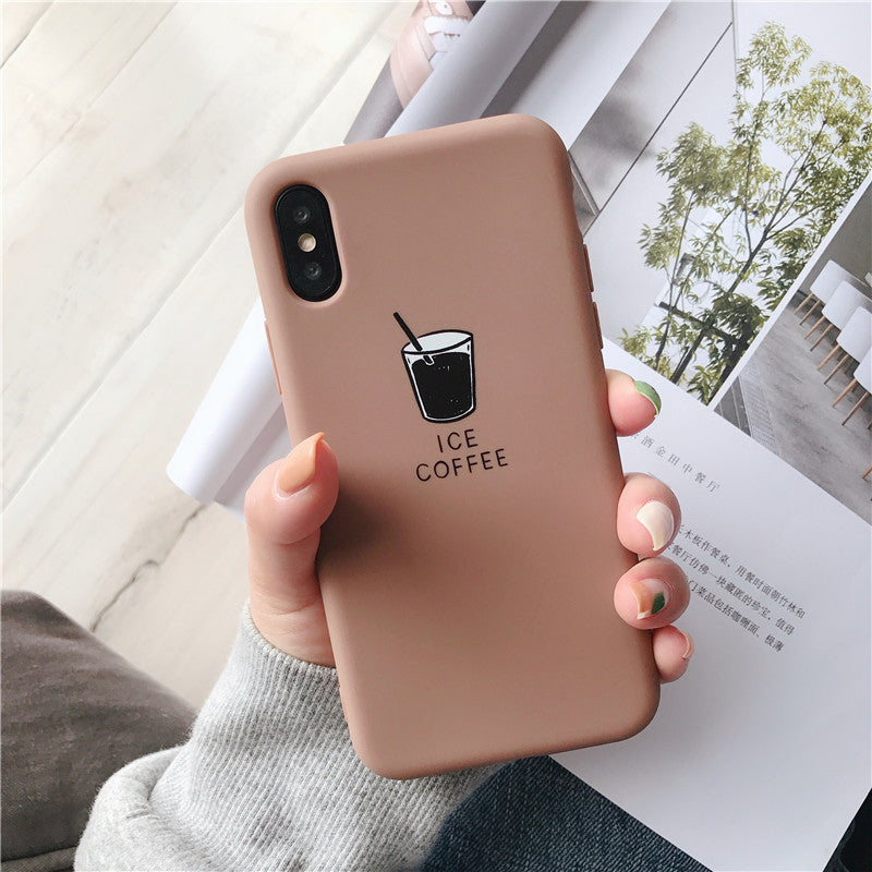 Soft Matte Phone Case Cute Lover Couple Case