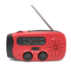 Multi Functional Solar Powered Portable Emergency Radio