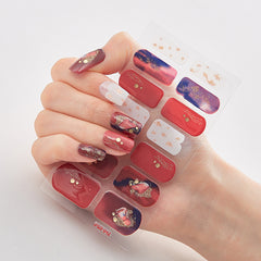 Laser technology nail polish film