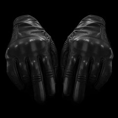 Motorcycle leather gloves