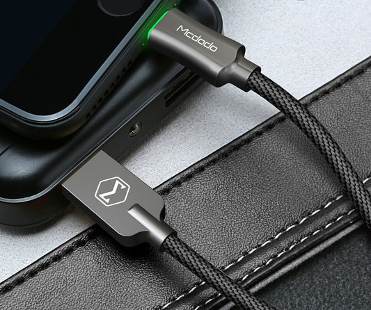 Intelligent Power-off Aluminum Alloy Braided Fast Charging Line