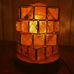 Himalayan crystal salt lamp