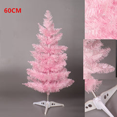 Christmas pink pointed gradient christmas tree