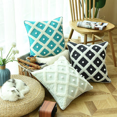 Creative Home Ball Pillow Tufted Moroccan Pillow Elegant Cushion Pillow Case