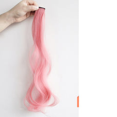 Curly Hair Hanging Ears, Hair Extension, Highlighting, Long Hair, Popular Color Wig