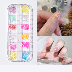 Pearl Butterfly Nail Patch Nail Art Jewelry Set