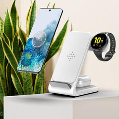 Compatible With , Fast Wireless Charger Three-in-one Bracket