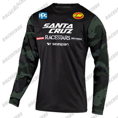 Santa Cruz Downhill Mountain Jersey Off Road Enduro Jersey