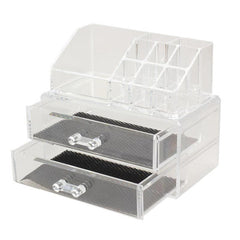 Acrylic Clear Container Makeup Case Cosmetic Storage Holder Organizer