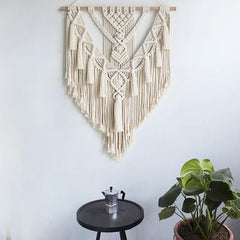 Hand-woven Pendant Macrame Wall Hanging Boho Woven Tapestry Bohemian Crafts Room Decoration Gorgeous Tapestry For Home Decor