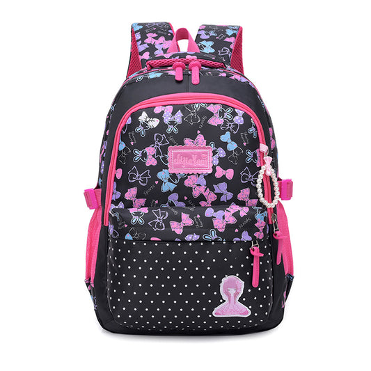 New Style Children's School Bag Korean Girl Load-Reducing Backpack