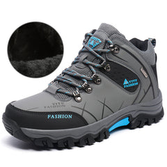 Men'S High-Top Hiking Shoes, Cross-Country Running Shoes, Outdoor Extra-Large Size Hiking Shoes