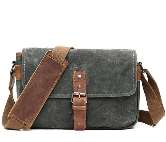 Retro Canvas Single Shoulder Camera Photo Messenger Men'S Business Men'S Chest Bag