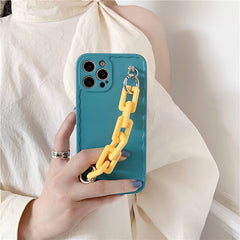 Compatible with Apple, IPhone 11 Pro Max Case, Candy Colors Chain Protector for iPhone 12 Pro Max XS Max X XR 8 7 Plus