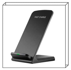 Vertical Bracket Dual Coil 10W Wireless Charger