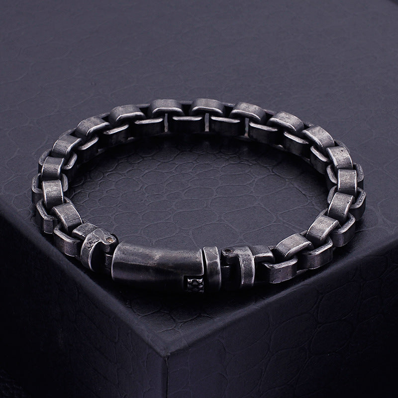 Fashion Titanium Steel Bracelet Casting Personality Trendy Men's Bracelet