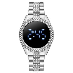 New Style Diamond-Encrusted Ladies Sports Fashion Personalized Electronic Watch