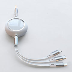 Compatible with Apple , Mobile Phone Car Charging Cable Retractable Mobile Phone Multi-head Multi-function Universal Line