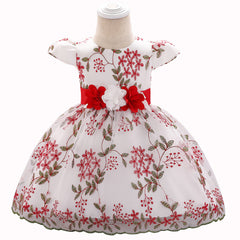 summer children's clothing new baby birthday party wedding dress skirt girls fluffy dress