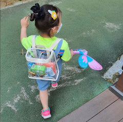 Children's Street Shooting Outdoor Snack Toy Transparent Bag