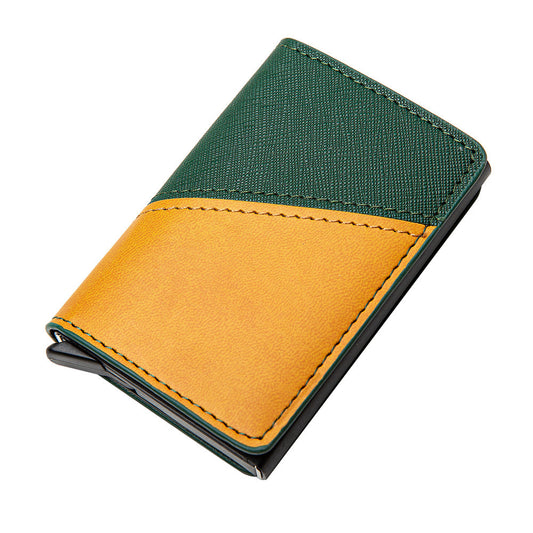 Men's Fashion Color Contrast Wallet