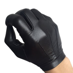 Men's Autumn And Winter Fleece-lined Warm Sheepskin Gloves