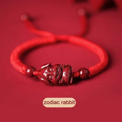 Fidelity Cinnabar Zodiac Red Rope Bracelet