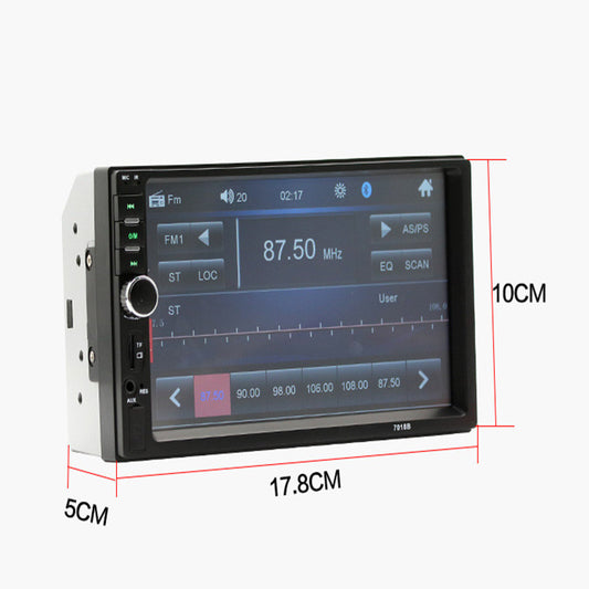 Mobile phone interconnection universal 7-inch dual spindle vehicle mp5