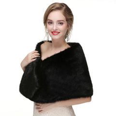 High-end Wedding Dress Winter Warm Fur Shawl