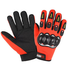 Outdoor Sports Breathable Non-slip Long Finger Half Finger Touch Screen Riding Gloves